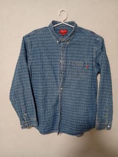 週末限定値下げ！Supreme ロゴジャガードデニムシャツ XL 週末限定値下げ！Supreme ロゴジャガードデニムシャツ XL - メルカリ