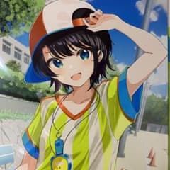 ホロライブ 一番くじ　大空スバル ビジュアルボード　１枚　★他にも出品中★のサムネイル