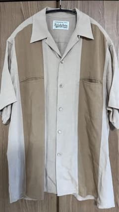 21SS ワコマリア TWO TONE 50'S SHIRT Mサイズのサムネイル