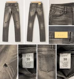 mnml デニムパンツ w30グレー メンズのサムネイル