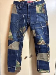 06AW JUNYA WATANABE リーバイス再構築 パッチワークカモフラ - メルカリ