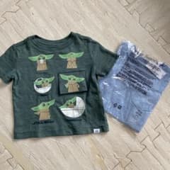 あい様♡【水色は新品未着用】babygap2枚セット90cm半袖Tシャツ　男の子のサムネイル