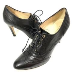 【美品】FABIO RUSCONI 37 1/2 レースアップシューズ レザーのサムネイル