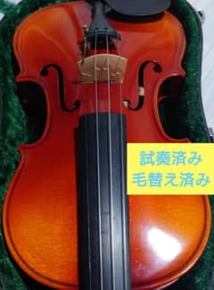 高級 バイオリン 鈴木 No.280 4/4 証明ラベル有、弓ケース付 定価7万