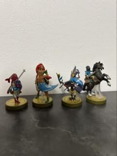 amiibo ゼルダの伝説 英傑フィギュア 4体セットのサムネイル