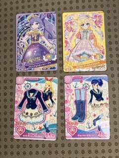 アイカツ！アンコール ちゃお限定 プロモーションカード 4枚セットのサムネイル