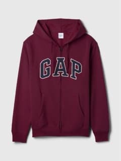 GAP ジップアップパーカー ボルドーのサムネイル