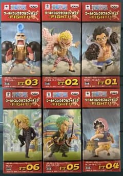 ワンピース ワールドコレクタブルフィギュア FIGHT 全6種のサムネイル