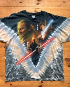 STARWARS LIQUIDBLUE tee XL 90s スターウォーズのサムネイル