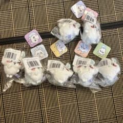 ちいかわ 褒めろッ モモンガだらけくじ E賞 マスコット 7種セットのサムネイル