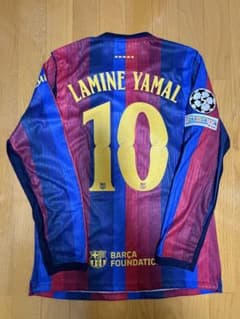 CL仕様】FCバルセロナ ラミネ・ヤマル ユニフォーム 26-27長袖 - メルカリ