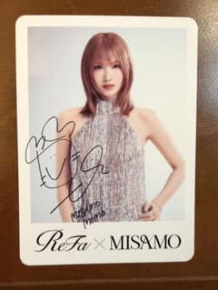 TWICE MISAMO ミサモ MOMO モモ ReFa コラボ　限定トレカのサムネイル