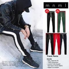 mnml track pants 黒/白 XSサイズ ミニマル トラックパンツのサムネイル