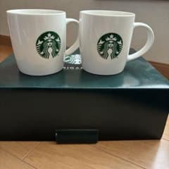 【新品】Starbucks マグカップ 2個セット ホワイトのサムネイル
