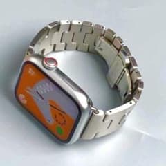 Apple Watch用シルバー Hステンレス ベルト アップルウォッチのサムネイル