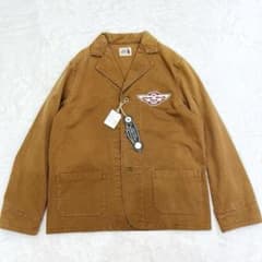オールドクロウ　グラッドハンド　ダック カバーオール　刺繍　【L】 オールドクロウ グラッドハンド ダック カバーオール 刺繍 【L