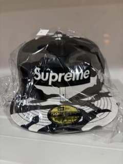 新品未使用 シュプリーム supreme パリ キャップ カモ 限定 ニューエラ 