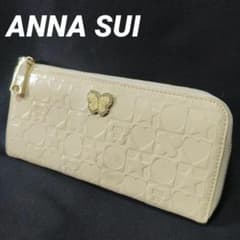 ANNA SUI　アナスイ　長財布　モノグラム　レディース　総柄　薄型