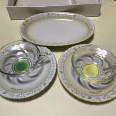 デービット　ヒックス　トレー付ペアー　ティー&デザートのサムネイル