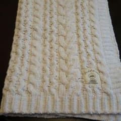 ぱるむ♡様 専用 ケーブル編み ブランケットのサムネイル