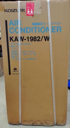 コイズミ 窓用エアコン KAW-1982 未使用品 - メルカリ
