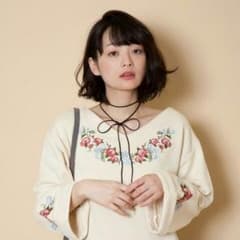 Olive des olive　チョーカー　黒　パール付のサムネイル