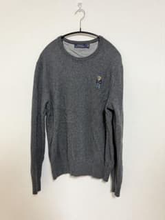 ポロベア】Polo Ralph Lauren グレー セーター ウール - メルカリ