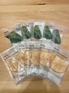 【未使用品】Abibシートマスク - ドクダミフィット5枚＋柚子フィット5枚のサムネイル