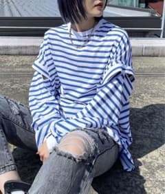 pageboy WEB限定アイテム 2WAYレイヤードロンTのサムネイル