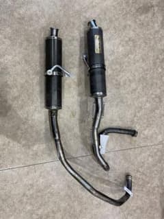 専用　sv400 マフラー　中古　アグラス　2本出しのサムネイル