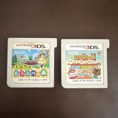 どうぶつの森 3DSソフト 2本セット