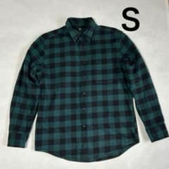 ユニクロ フランネルチェックシャツ ネルシャツ メンズ Sサイズ