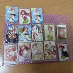 五等分の花嫁 メタリックカード まとめ売りのサムネイル