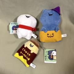 お文具といっしょ ファーストフード マスコット　お文具さん　プリンさん　ねこさん