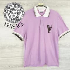 VERSACE ヴェルサーチ ギリシャ製＜コットン ポロシャツ＞M0417c 