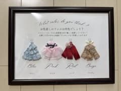 結婚式 ウエルカムスペース用 サインボード 3枚セット ドレス色当てのサムネイル
