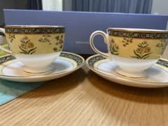 Wedgwood インディア　花柄 カップ・ソーサー 2個セットのサムネイル