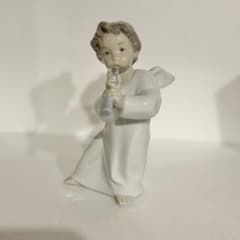 LLADRO リヤドロ ANGEL WITH FLUTE フルート 笛を吹く天使