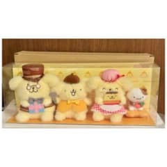 ポムポムプリン ミニぬいぐるみセット プリンでまんぷくしあわせプリン