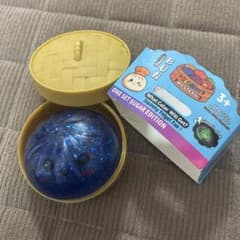 肉まん ミニ せいろ蒸し スクイーズ ブルー ラメ入りのサムネイル