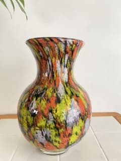 KAMEI GLASS OSAKA カメイガラス 花器 花瓶 レトロ - メルカリ