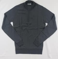 新品 John Smedley 最高級メリノウール ハーフジップニット Sサイズ 