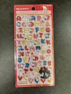 ハローキティ BONBON DROP moji 文字シール サンリオのサムネイル