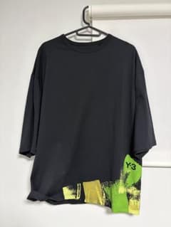 入手不可】値下げ可能Y-3 ブラック Tシャツ グラフィックプリント 