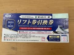 鷲ヶ岳スキー場 リフト1日券 1枚のサムネイル