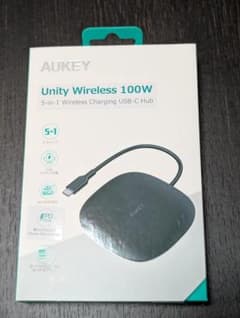 AUKEY ワイヤレス充電式 5in1 USB-Cハブ (CB-C70-BK)のサムネイル