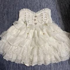 LIZLISA ティアードフリルスカパン 白のサムネイル