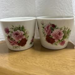 バラ柄 カップ 2個セットのサムネイル