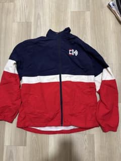 FILA ナイロンジャケット ネイビー/レッドのサムネイル