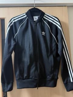 adidas トレフォイル トラックジャケット ブラックのサムネイル